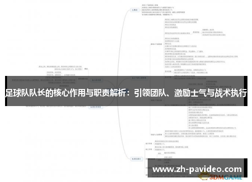 足球队队长的核心作用与职责解析：引领团队、激励士气与战术执行